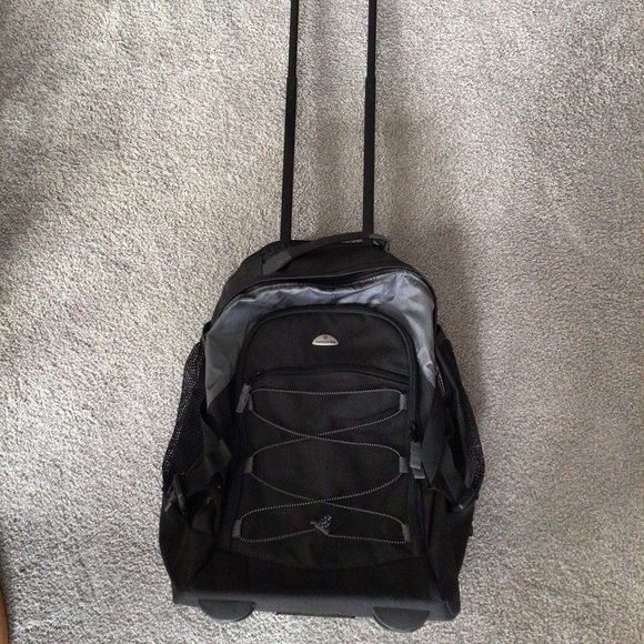 Samsonite Storage & Organization Samsonite Black Wheeled Backpack Poshmark